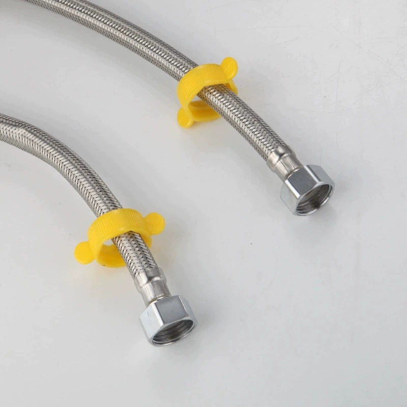 304 stainless steel braided hose faucet, water heater, toilet faucet, water inlet pipe, household 4-point high-pressure explosion-proof Application Scenario