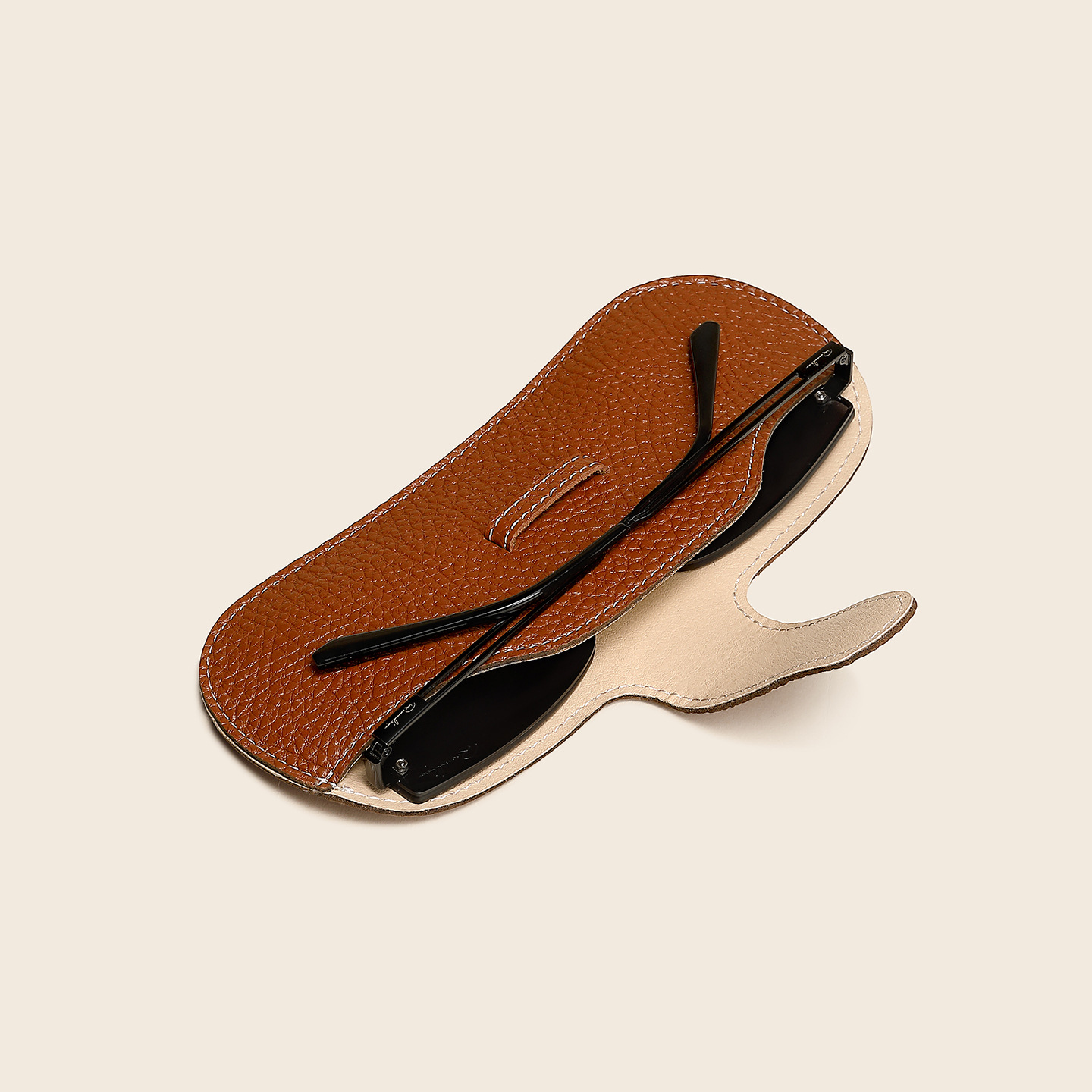 Portable glasses case, ins creative glasses box, pressure-resistant sunglasses storage bag, men's and women's myopia glasses protective case Specification drawing