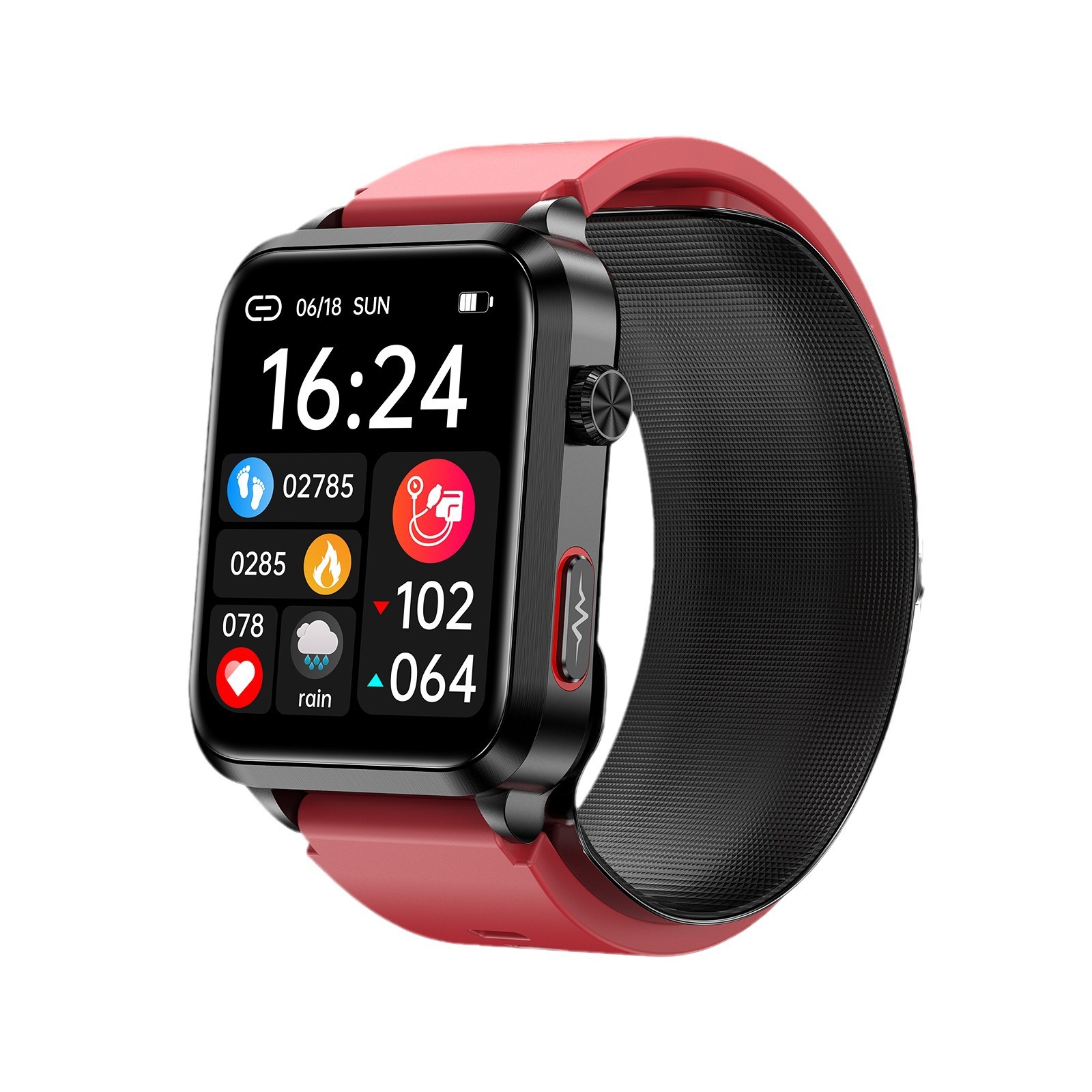 The new S11 health smartwatch features an air pump for precise blood pressure monitoring and voice broadcast ECG Item Picture