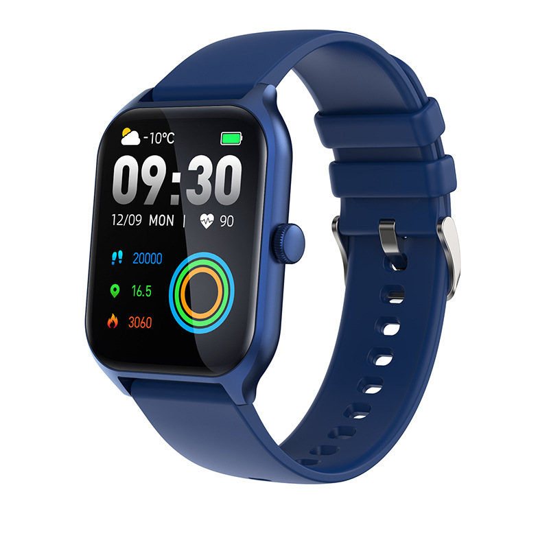 Cross-border foreign trade P58 smartwatch Heart rate, Bluetooth call voice assistant, step-counting smart bracelet, sports watch Specification drawing