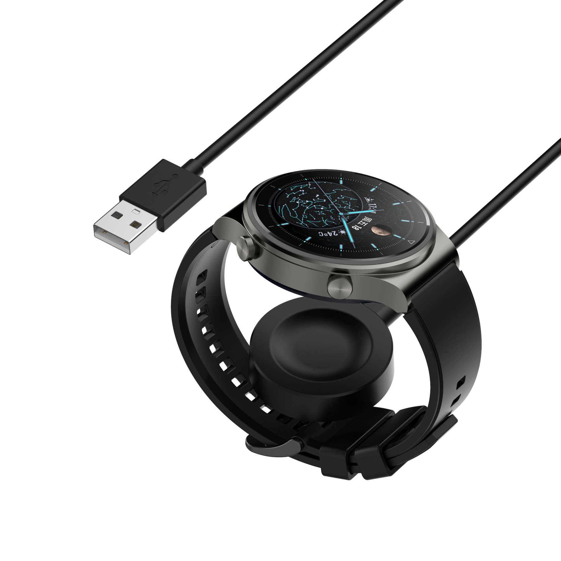 Compatible with Huawei Watch 4 charger GT3/4/5 SE wireless charging GT2/3/4/5 pro charging cable details Picture