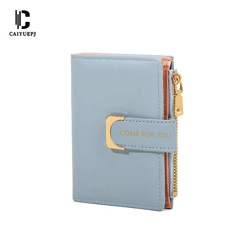 2025 New cross-border Napa pattern women's wallet, high-end leather short zipper fashionable coin purse Item Picture