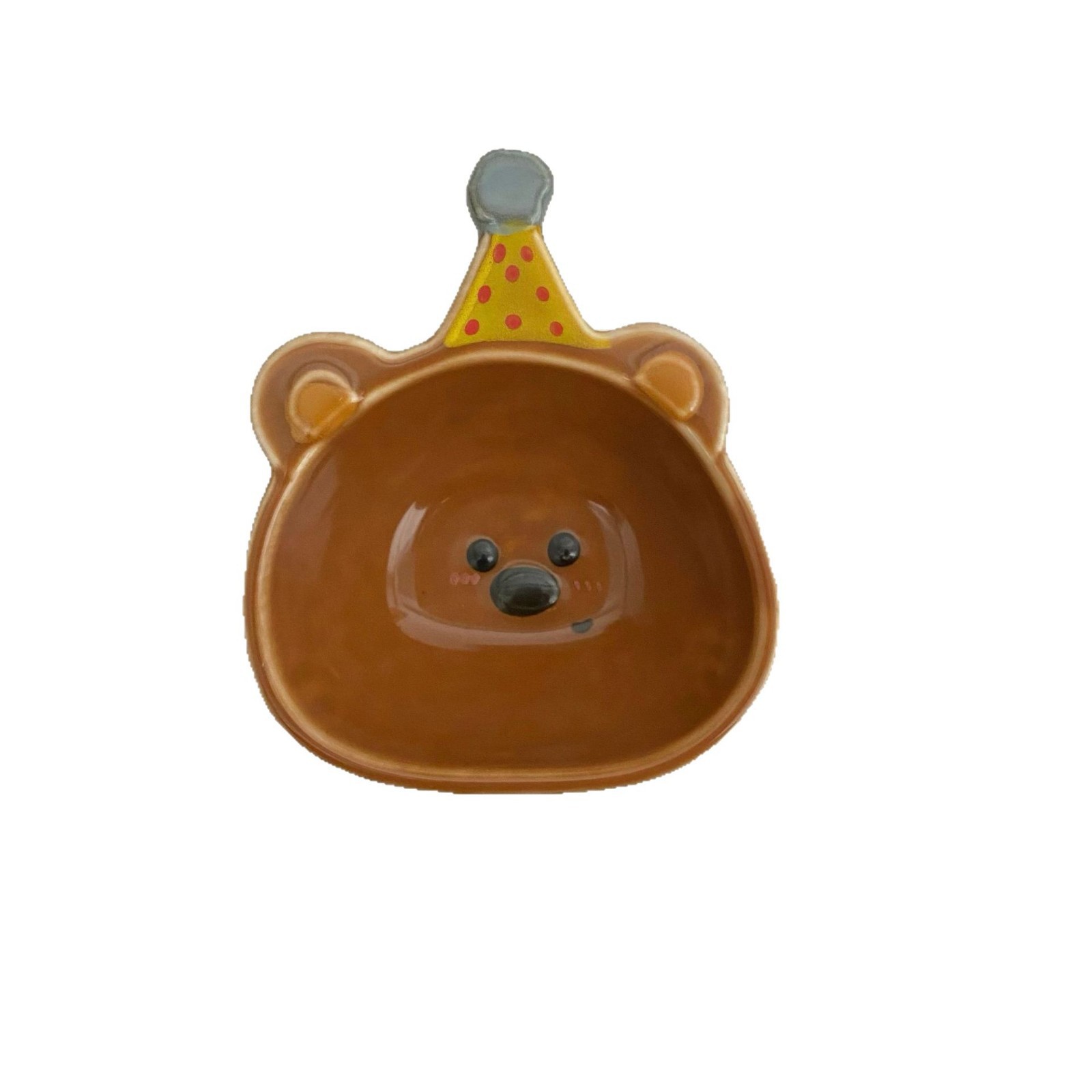 Korean cute cartoon oil plates, animal-shaped ceramic plates, dipping sauce plates, table hot pot plates, kitchen seasoning plates Item Picture