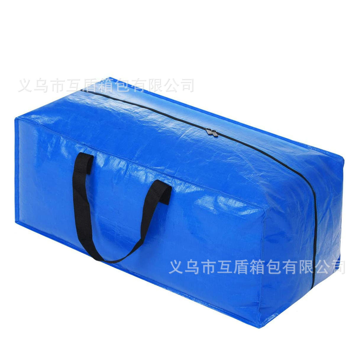 Woven bags, moving packing bags, sturdy quilt storage bags, waterproof, moisture-proof and mold-proof clothing and garment sorting bags, zippers Specification drawing