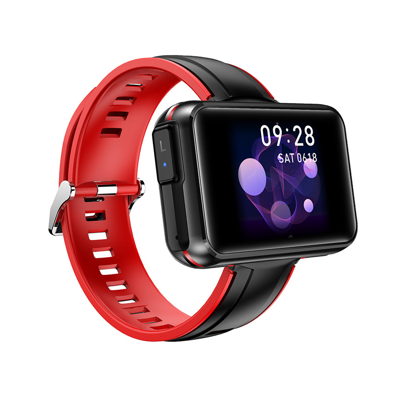 T91 Cross-border high-definition Full touch Smart Bracelet TWS Bluetooth Headset 2-in-1 communication and sports smart bracelet Item Picture