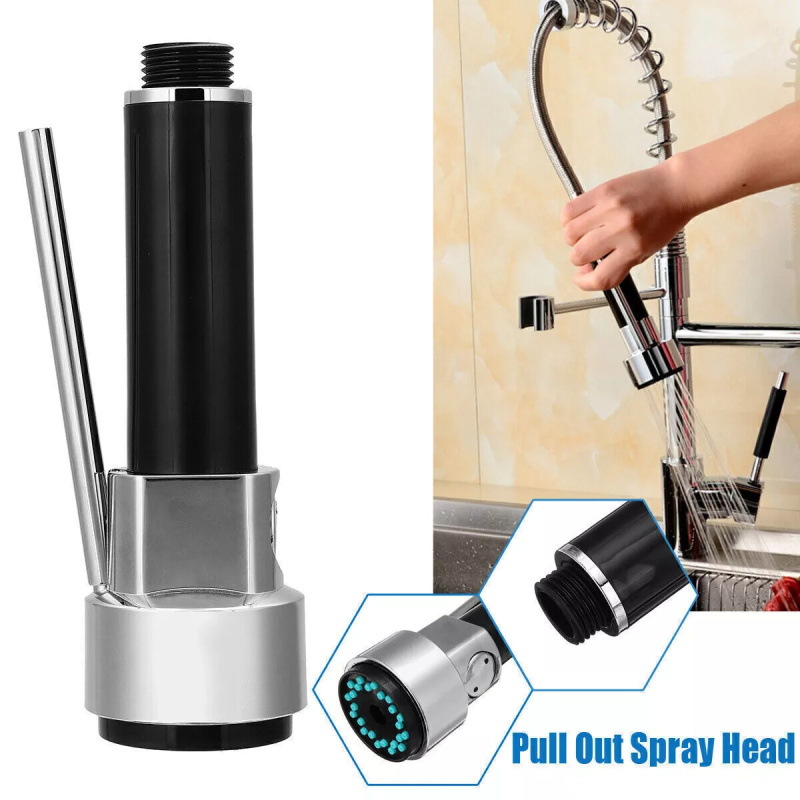 Kitchen pull-out faucet replacement head accessories: splash-proof head, pull-out and retractable head, water outlet head, bubble maker, pull-out faucet full figure