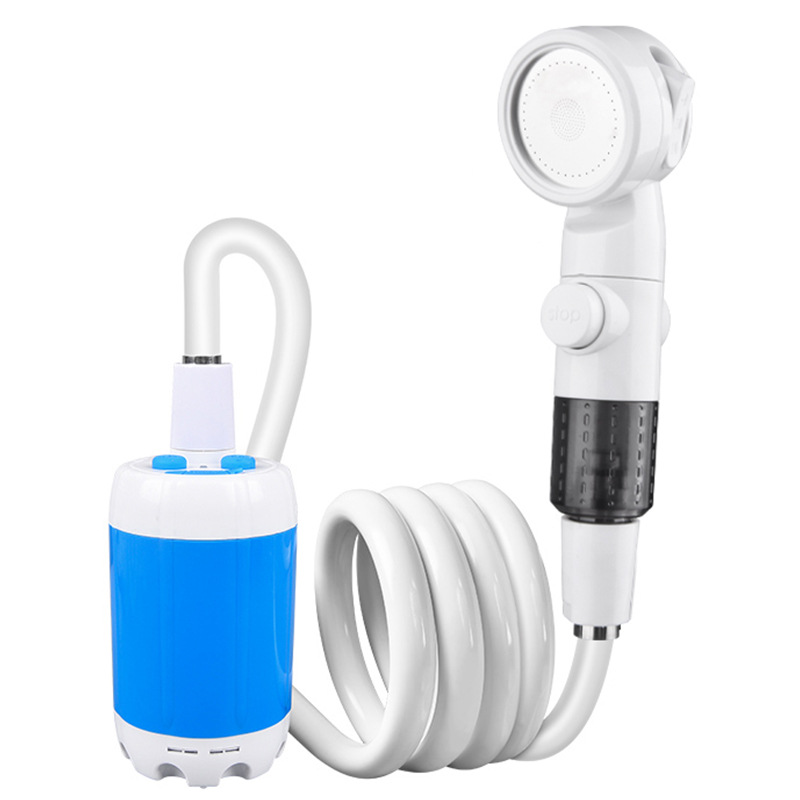 Cross-border outdoor bathing wonder, convenient dormitory camping supplies, wireless shower, rechargeable shower head Item Picture