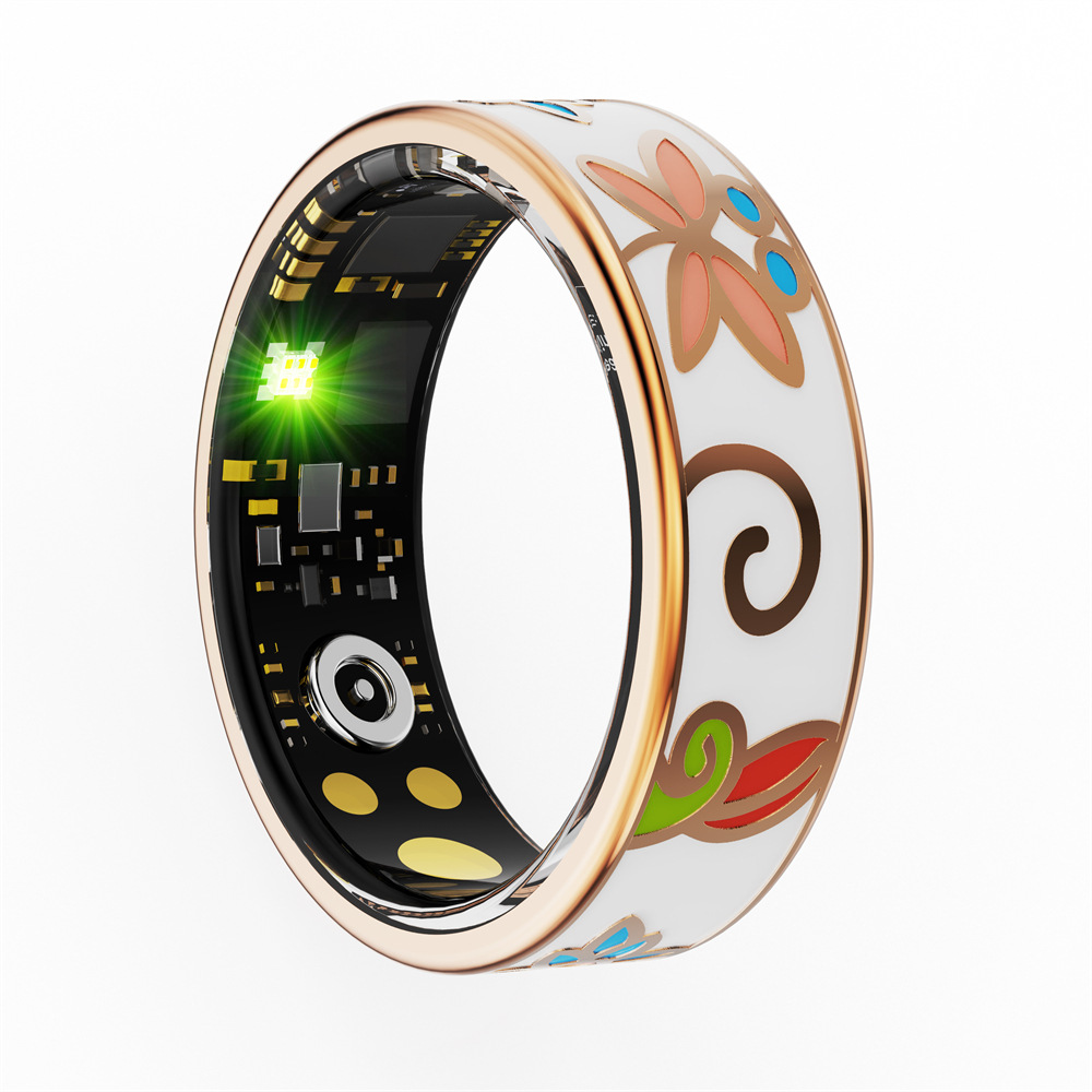 R18 Smart Ring: Heart rate, sleep, Blood Oxygen Monitoring, Remote care, multi-movement, enamel color craftsmanship women's ring Application Scenario