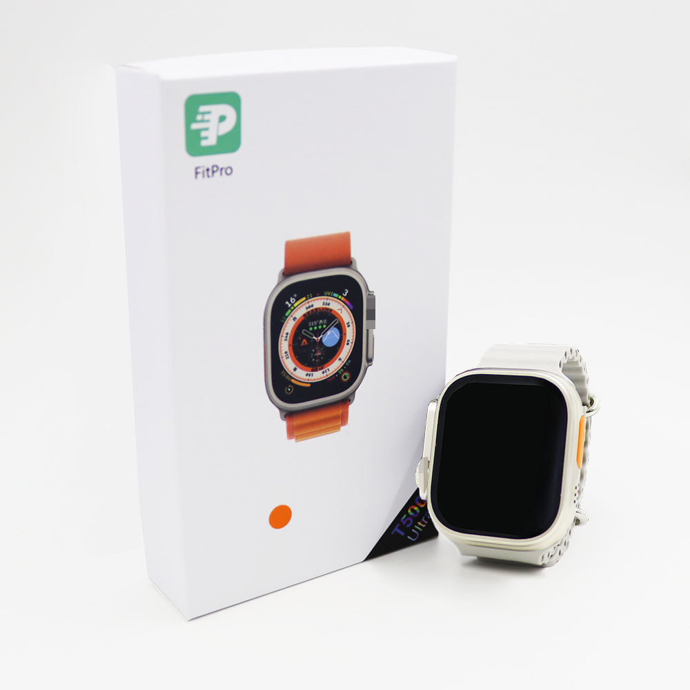 T500ultra smartwatch, step-counting smart bracelet, remote control for taking photos, heart rate monitoring, TPU bracelet full figure