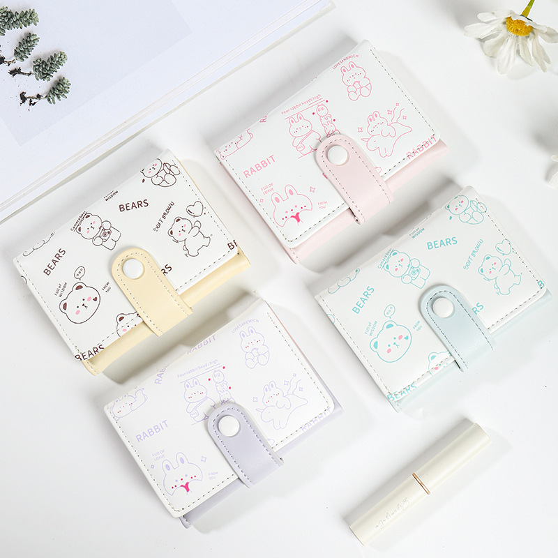 Korean version ladies' wallets, girls' wallets, short, cartoon, cute, multi-slot coin wallets, wallet, wholesale Application Scenario