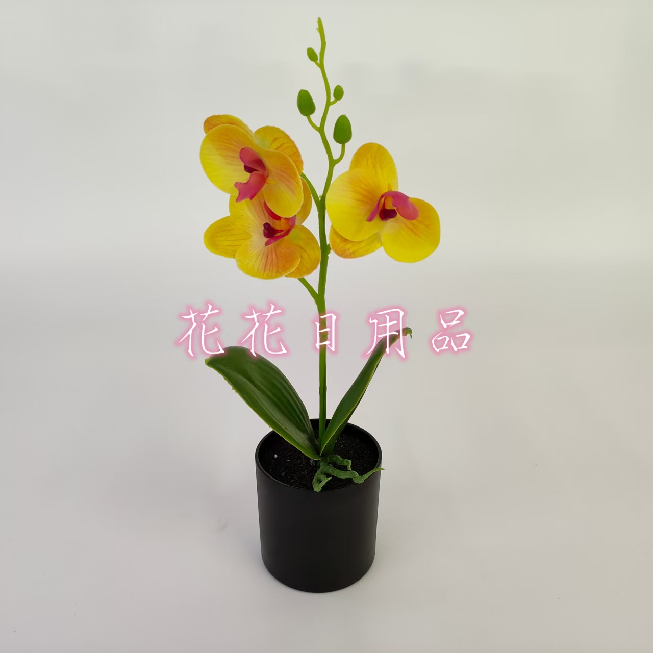 Artificial flowers, fake flowers, bonsai, plastic POTS, Phalaenopsis orchid ornaments and decorative items Item Picture