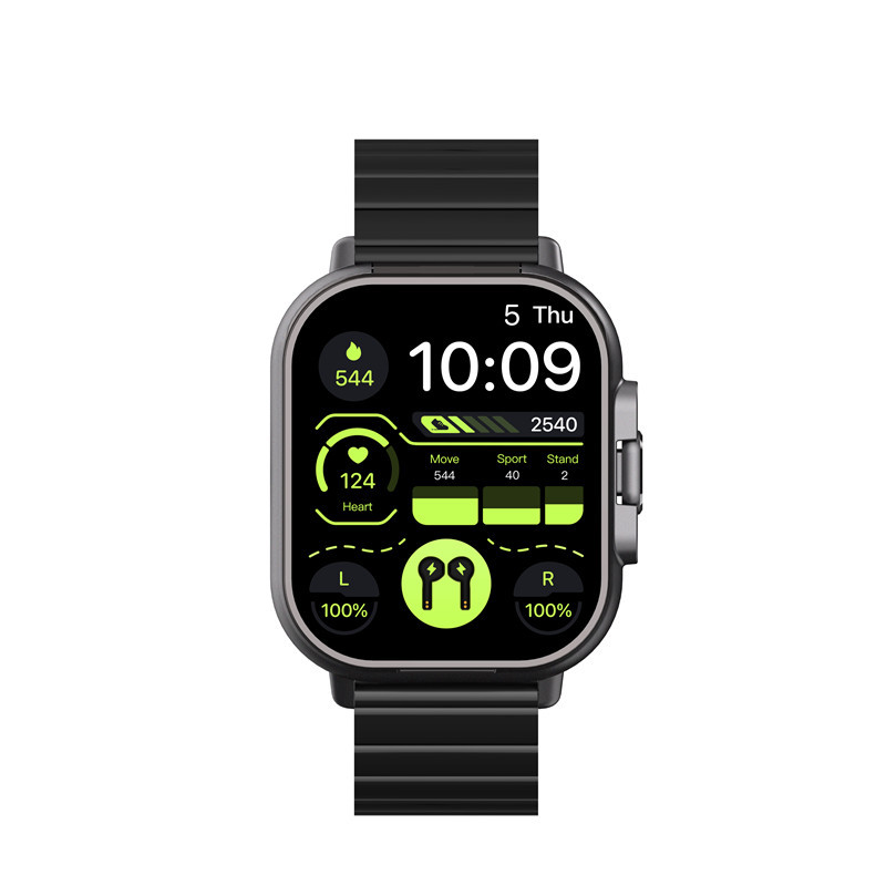 Cross-border D8 smartwatch Bluetooth Headset 2-in-1 full-screen touch Bluetooth call sports watch heart rate and blood pressure Item Picture