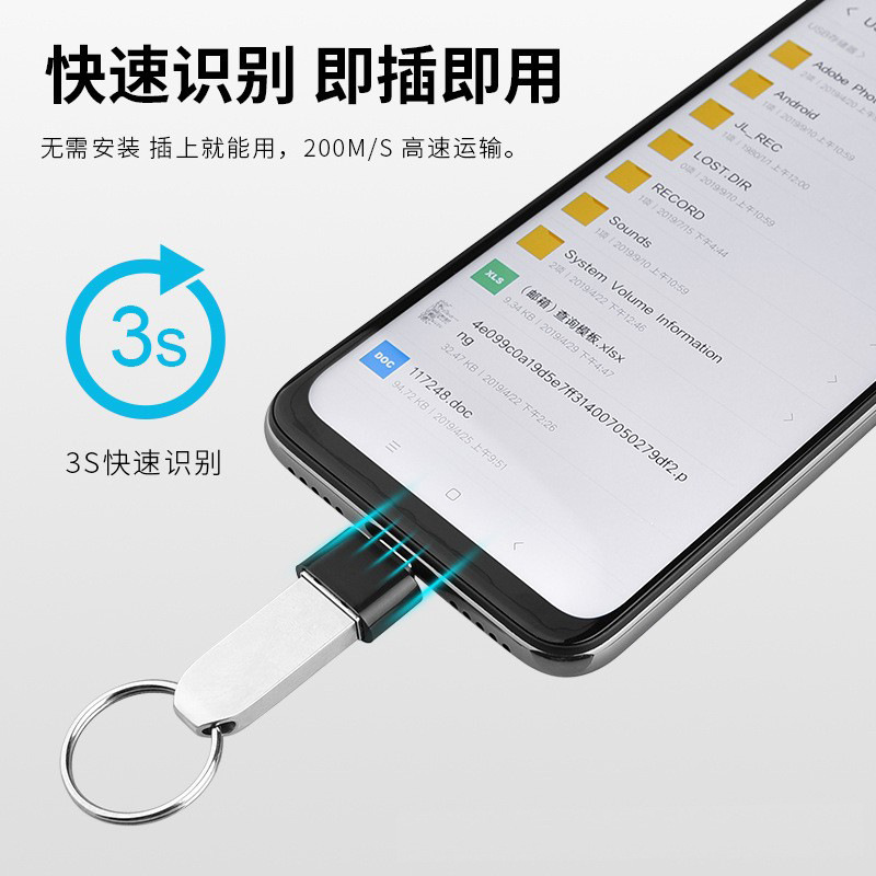 Factory direct sales of Type-C to USB OTG adapter, USB flash drive external data converter, mobile phone and computer adapter Application Scenario