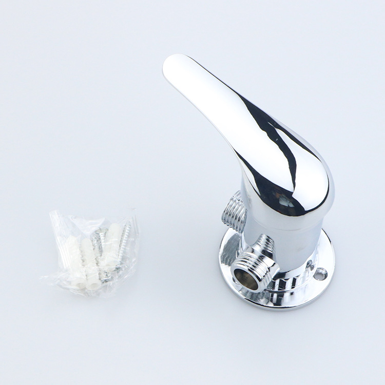 Solar water heater mixing valve, exposed shower, hot and cold water faucet switch, shower head mixing, old-fashioned accessories details Picture