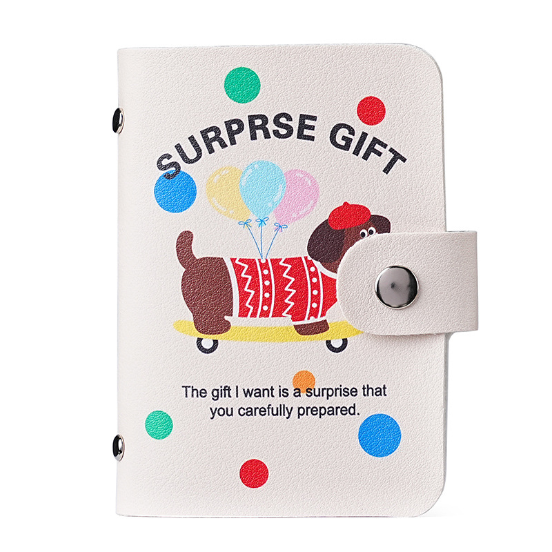 Chaobang's new cute cartoon card case, with a large capacity, integrated multi-slot, anti-demagnetization, and a small card case Item Picture