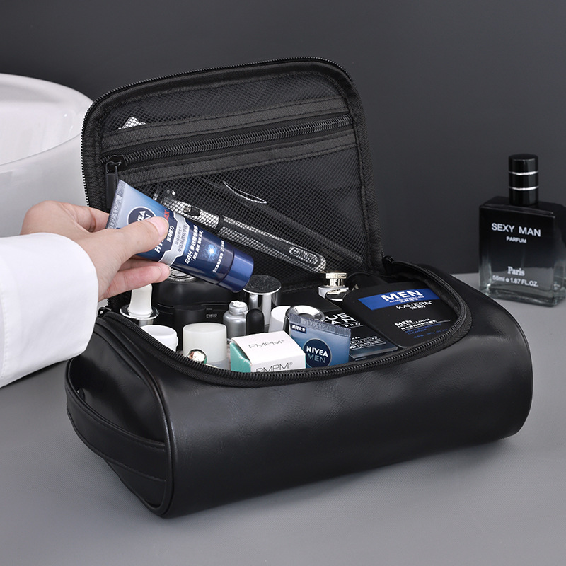 Cross-border bestseller makeup bag 2024 New Portable toiletry and travel high-end large-capacity cosmetics storage bag full figure