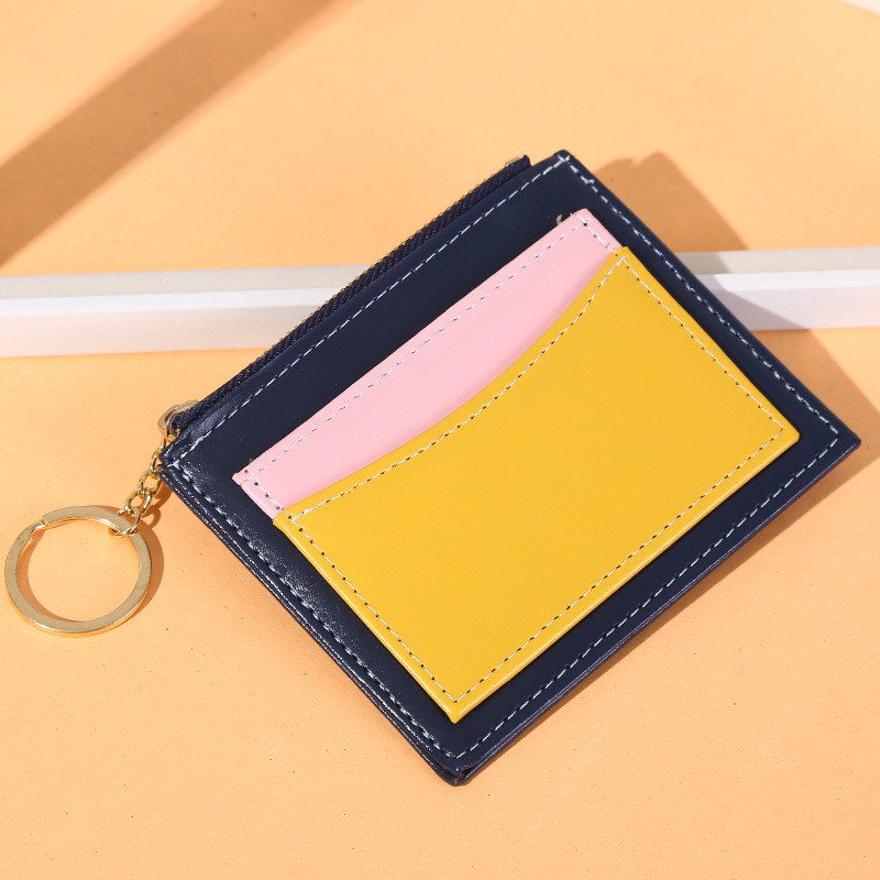 2020 Korean version new men's card holder, women's card case, coin purse, gift company, LOGO, factory direct sales Specification drawing