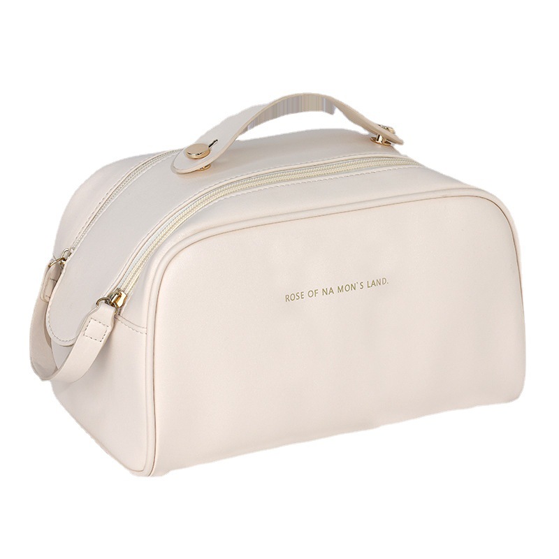 Makeup bag, women's fashion, ins style, large-capacity portable, high appearance level travel toiletries bag, cosmetics storage bag Item Picture