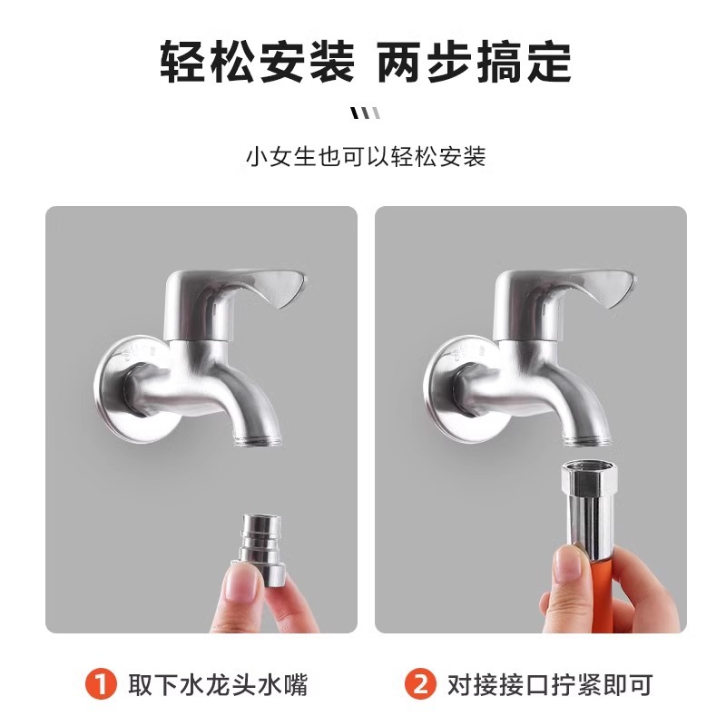 Faucet extender, extended water pipe, faucet extension pipe, anti-splash special universal rotating hose, universal anti-splash head Application Scenario