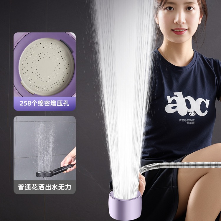 Pressurized large shower head, reversible shower head, backwash, anti-clogging rain shower head, children's bath shower head, pressurized showerhead Specification drawing