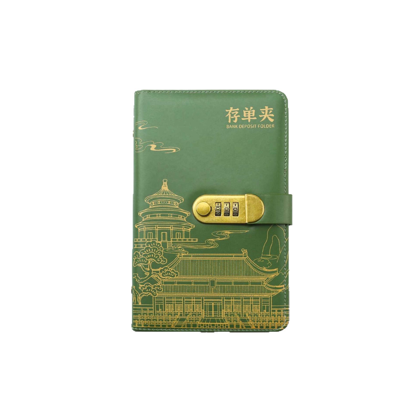 Deposit slip clamp, deposit time clamp, integrated deposit slip package, loose-leaf collection clamp, new passbook, waterproof leather bill deposit Item Picture