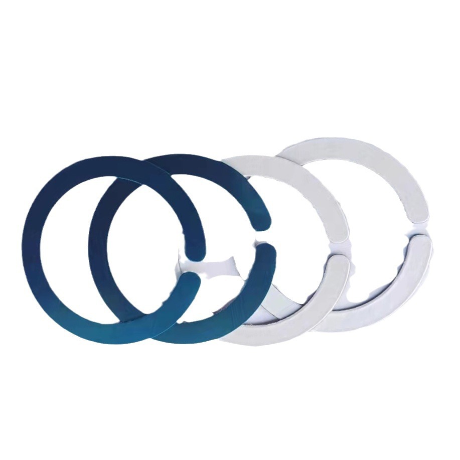 The magnetic sheets for wireless charging can be made in various sizes, and the adhesive backing can also be die-cut and punched for wireless charging at will Item Picture