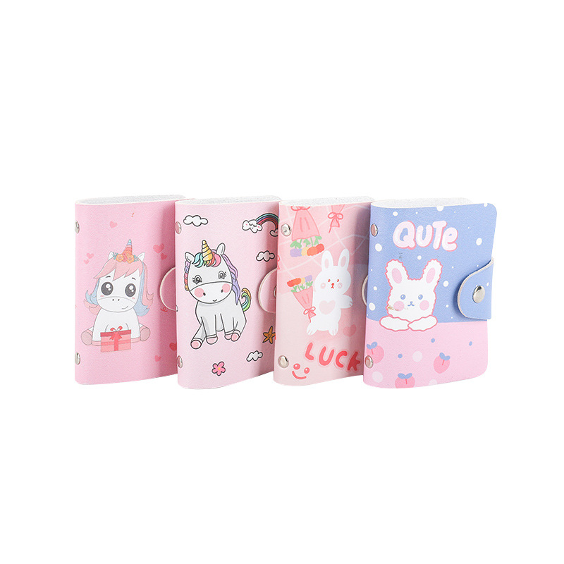 Wholesale of cartoon card cases, creative color card cases, multi-slot full-color advertisements in stock Item Picture