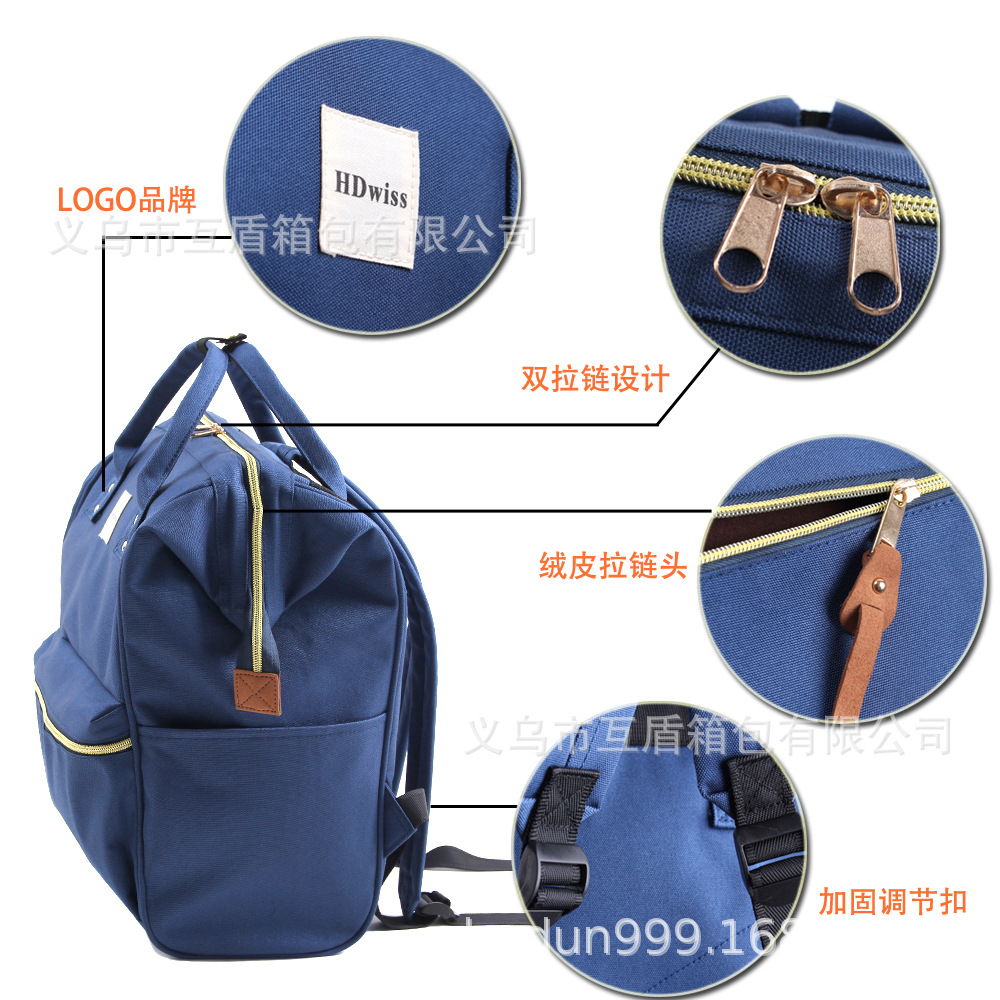 The new Oxford fabric backpack is a fashionable, versatile, waterproof outdoor travel handbag and a multi-functional backpack for students Application Scenario