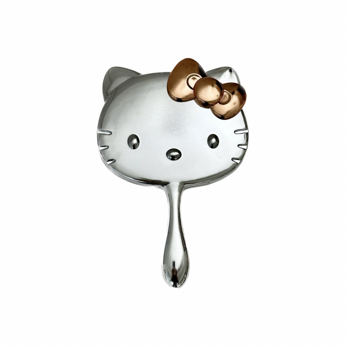 Three-dimensional folding handheld portable mirror, cartoon cat makeup mirror, portable touch-up mirror, mini mirror for student dormitories Item Picture