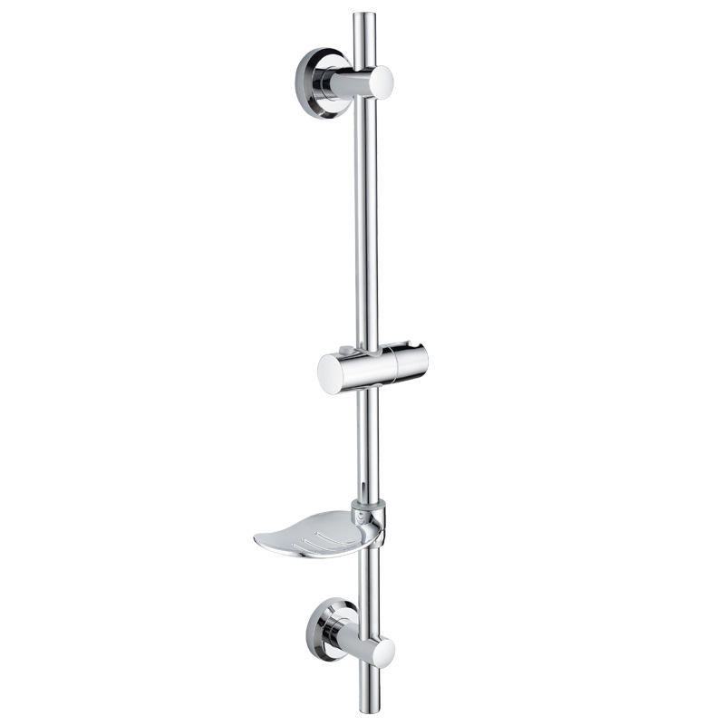Non-drilling showerhead bracket set, showerhead lifting rod, sliding rod, showerhead seat, adjustable shower rod Item Picture