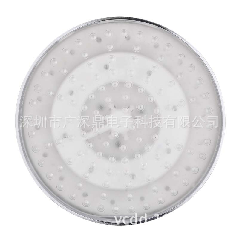 8-inch LED top spray/Seven-color top spray/Light-changing four-color 8-inch large showerhead SDH-C2 Specification drawing
