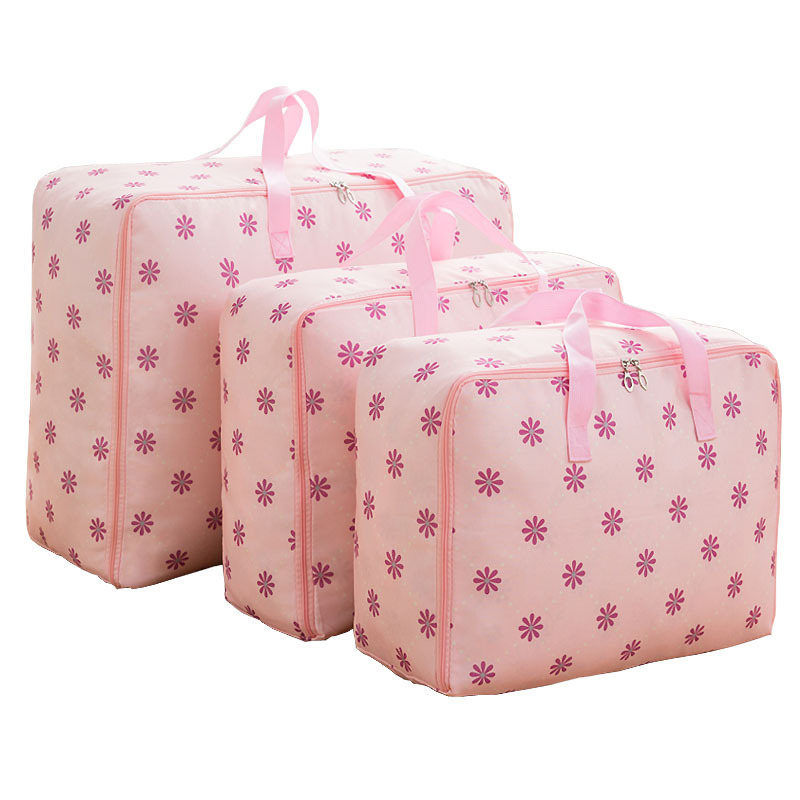 Factory wholesale and direct sales of Oxford fabric clothing storage bag sets, cotton quilt bags, bedroom storage and packing bags Item Picture