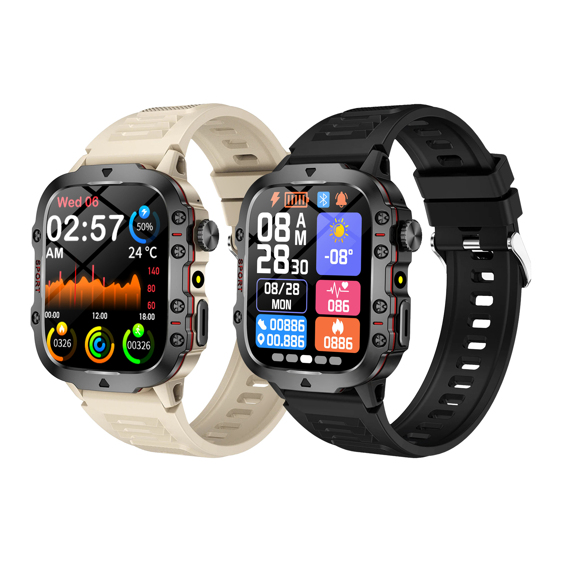 The new cross-border H19 smartwatch with a 1.83-inch large screen full-touch call sports Bluetooth bracelet is in stock from the manufacturer Item Picture
