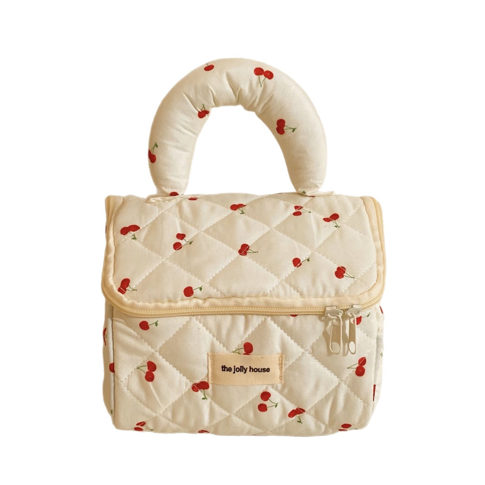 A new cross-border cute bear makeup bag for women, a large-capacity portable and travel cosmetics hand-held storage bag Item Picture