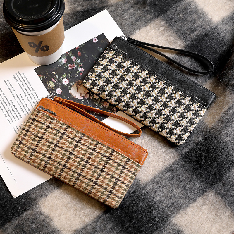 Canvas small wallet for women, ultra-thin coin coin purse, small and mini zipper, new 2025 bestseller, fashion trend full figure
