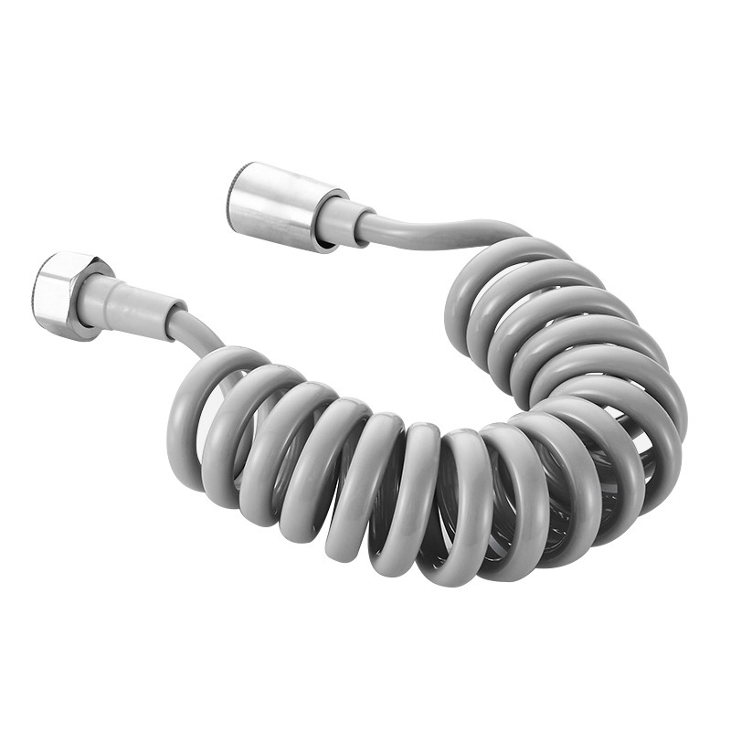 Toilet spray gun telescopic hose, washbasin water inlet pipe, telephone line spring pipe, shower head faucet, elastic water pipe Item Picture