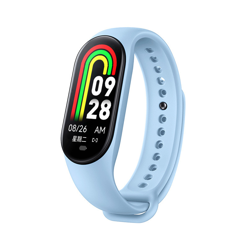 M8 Smart bracelet for step counting, Bluetooth heart rate, blood pressure, blood oxygen and health monitoring, factory stock Specification drawing