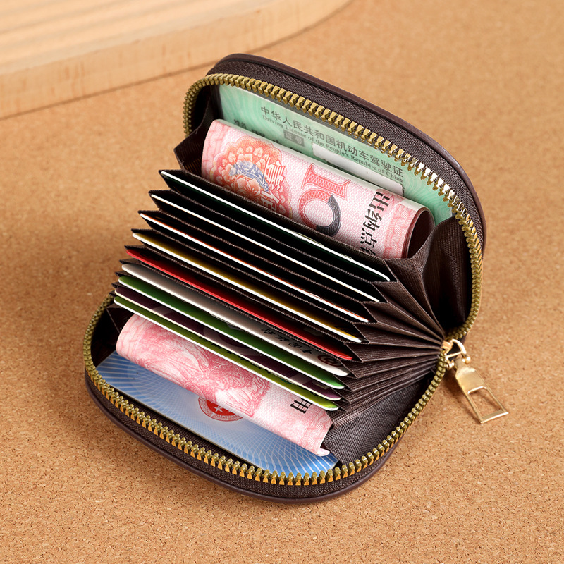 The new Ailun cartoon card case, cute cat card case, ladies' light and thin card case, retro zipper card case, and cute storage Application Scenario
