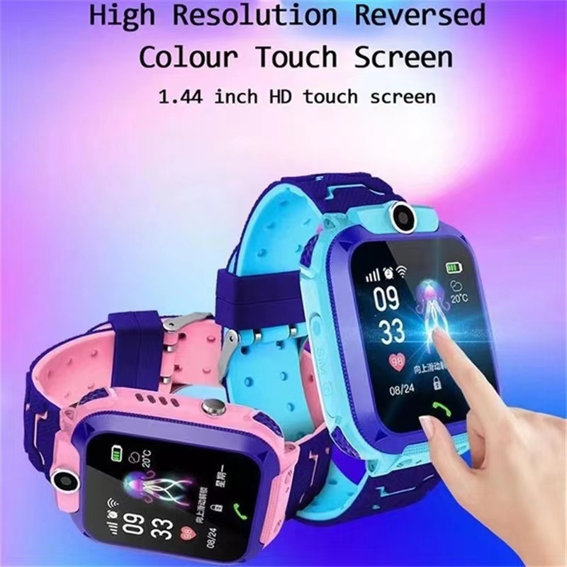 Cross-border q12 children's smartwatch with smart voice call, watch positioning, waterproof and multi-functional factory wholesale price full figure
