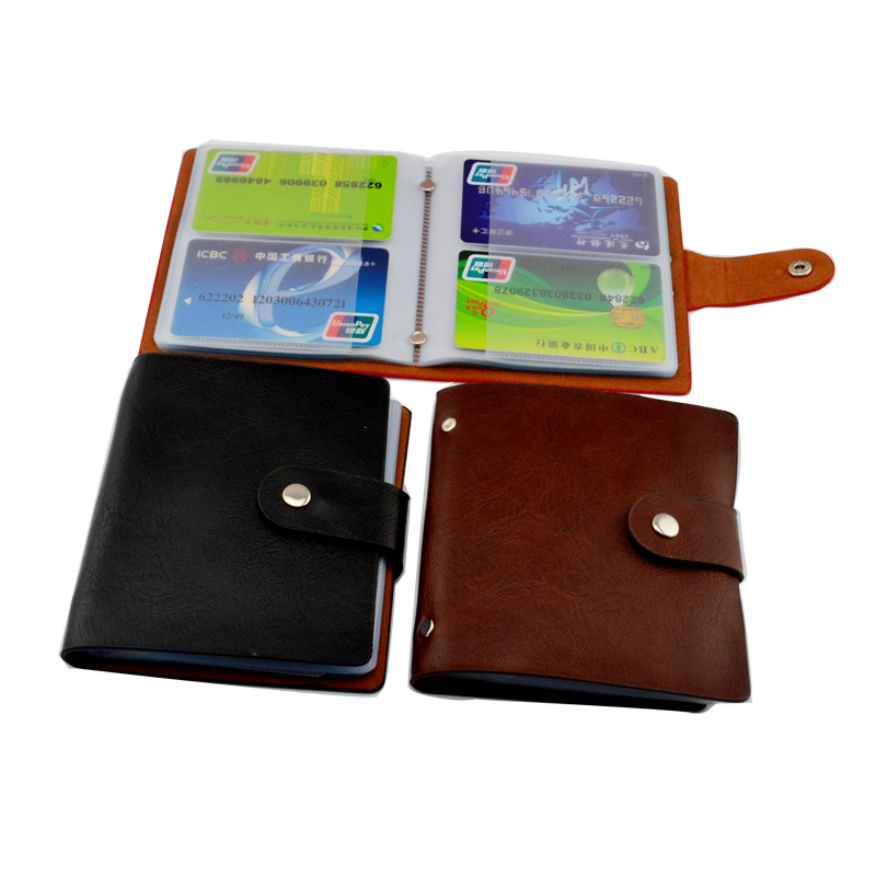 Low-price wholesale of unisplendour card packs for both men and women, direct sales from street stalls, horizontal style, 60 card slots, large capacity Application Scenario