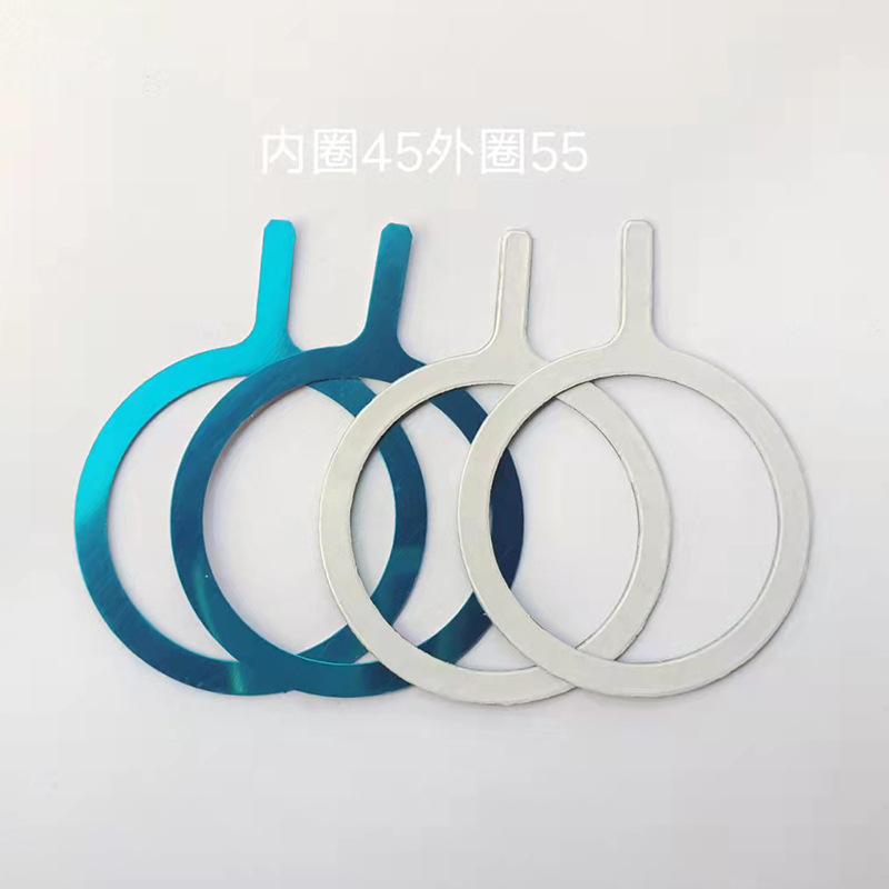 The magnetic sheets for wireless charging can be made in various sizes, and the adhesive backing can also be die-cut and punched for wireless charging at will details Picture