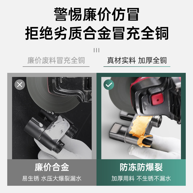 Two-in-one toilet companion spray gun, one-in-two-out faucet Angle valve with water gun, toilet interface faucet details Picture
