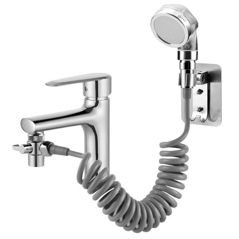 Shower faucet, external shampoo, handheld washbasin, pressurized nozzle, bathroom extender, telescopic set Item Picture