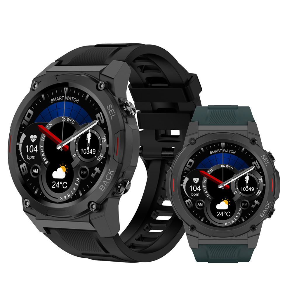 The new cross-border DM51 DM56 DM58 GPS smartwatch features a 1.43AMOLED always-on screen with NFC and Bluetooth connectivity full figure