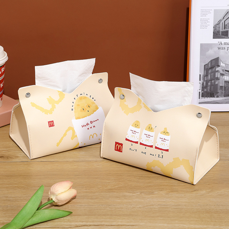 Creative desktop tissue box, office quirky and funny tissue box, ins living room tissue box, bedroom dinner tissue box Specification drawing