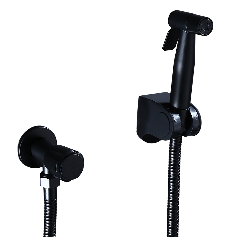 Black toilet companion, spray gun, women's washer, buttock flushing nozzle, toilet and bathroom pressurized cleaning wonder Item Picture