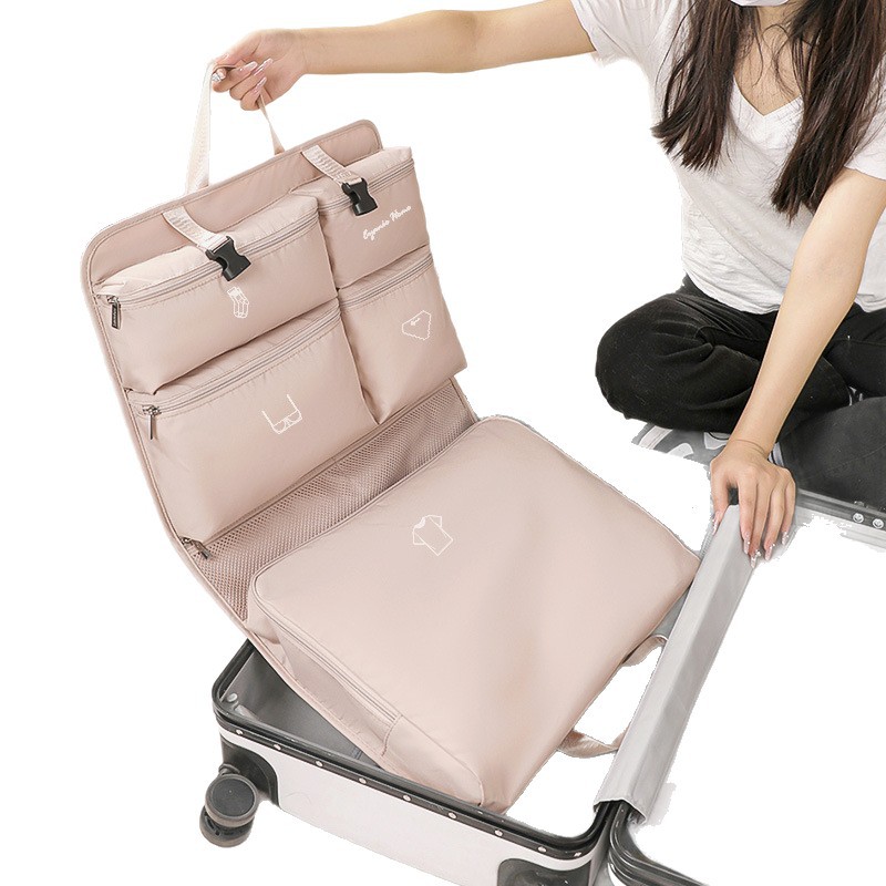 7-in-1 travel storage bag, a perfect tool for separating luggage, clothes, underwear and underpants. Travel and business trip clothes storage bag Item Picture