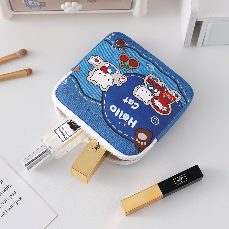 Ailun's new portable coin purse, headphones, data cable, small storage bag, lipstick bag, large-capacity portable menstrual care bag for women details Picture