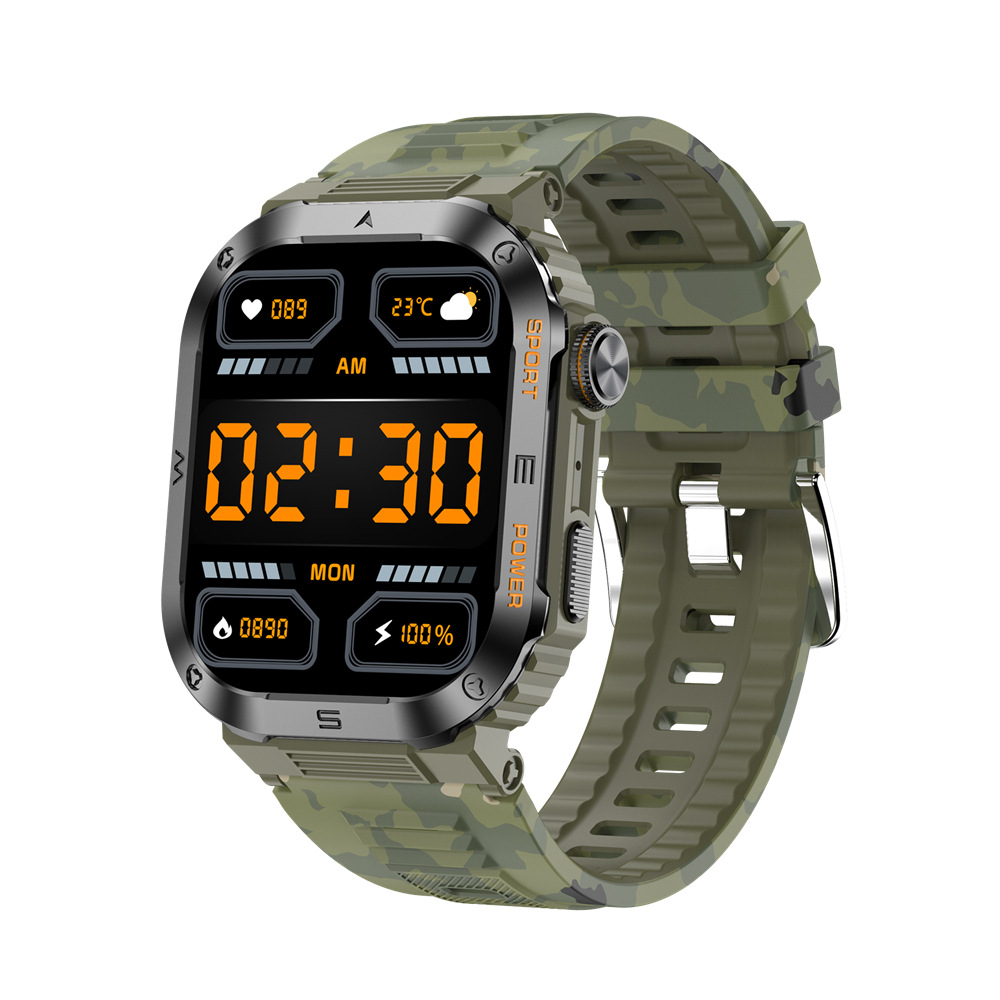 The new cross-border MT39 outdoor ultra-thin smart call watch, step count, heart rate and blood pressure monitoring outdoor sports wristband details Picture