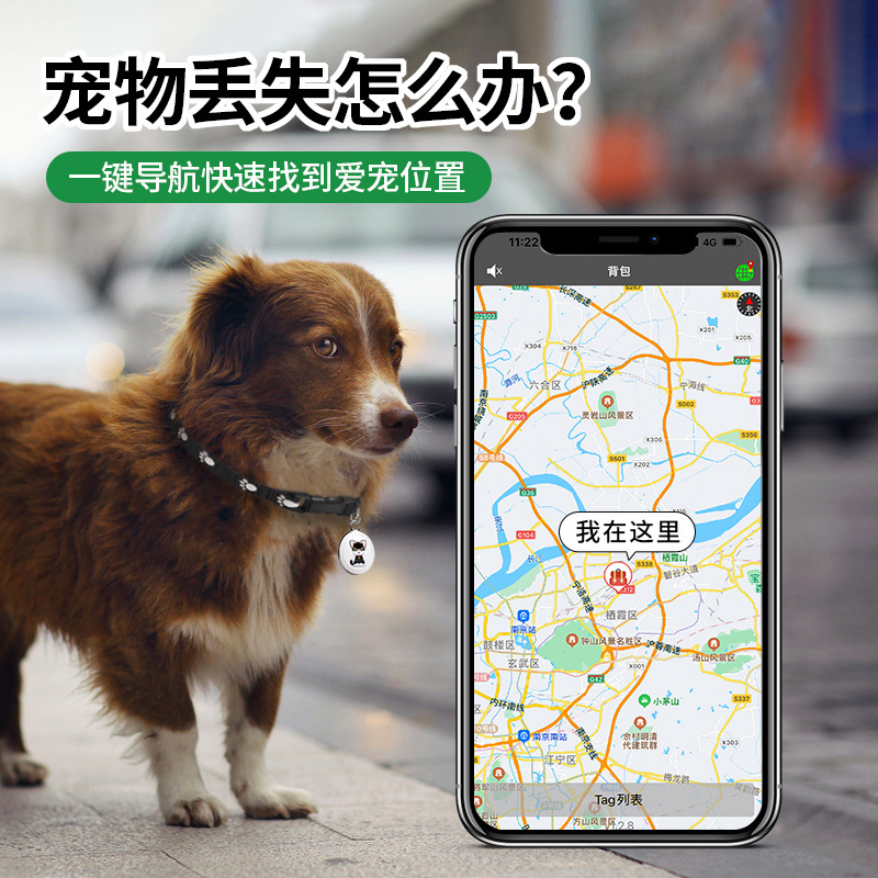 Pet location alarm, smart key anti-loss device, pet tracking pendant finder, cat and dog collar Application Scenario